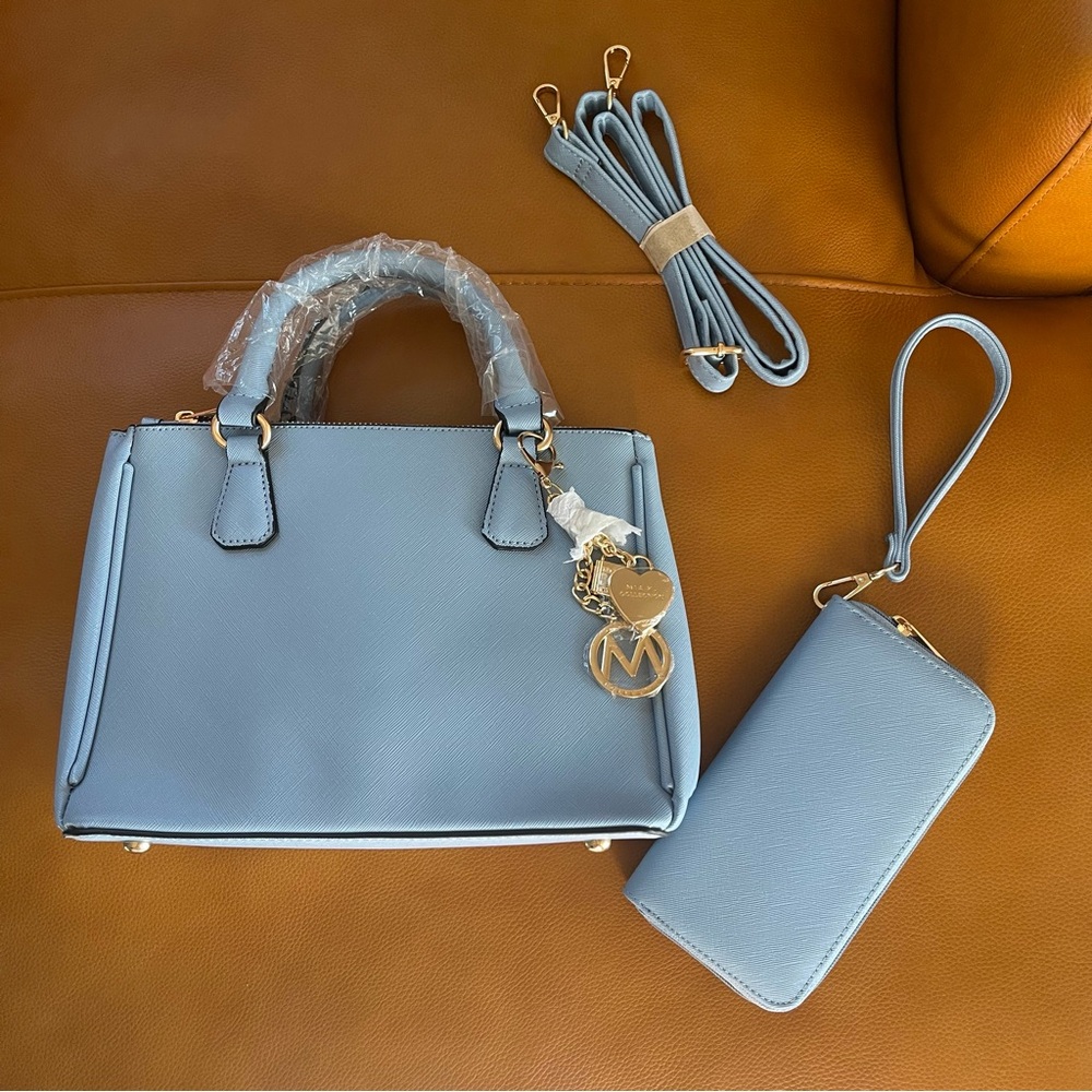 Baby Blue Ruth Shoulder Bag Set - Picture 2 of 9